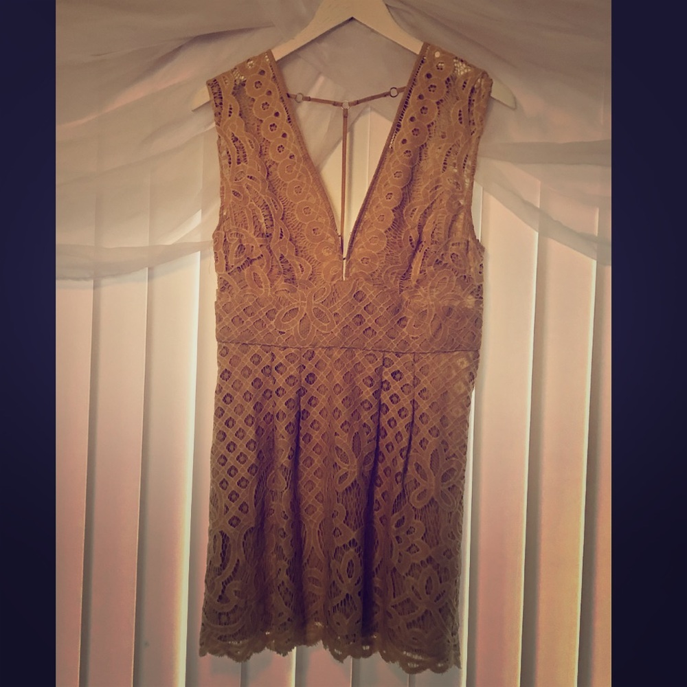Free People Lace Mini Dress